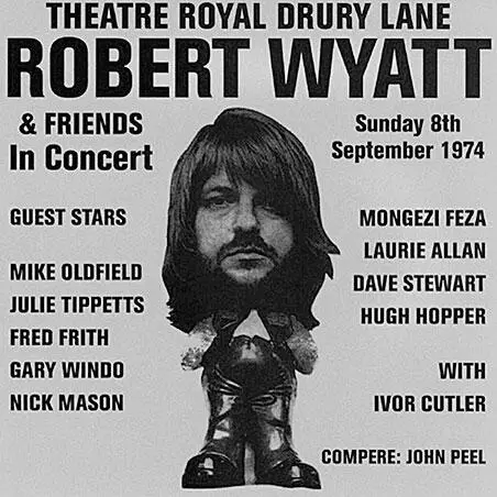 Афиша легендарного концерта в театре Drury Lane и обложка одноименного релиза - фото 473