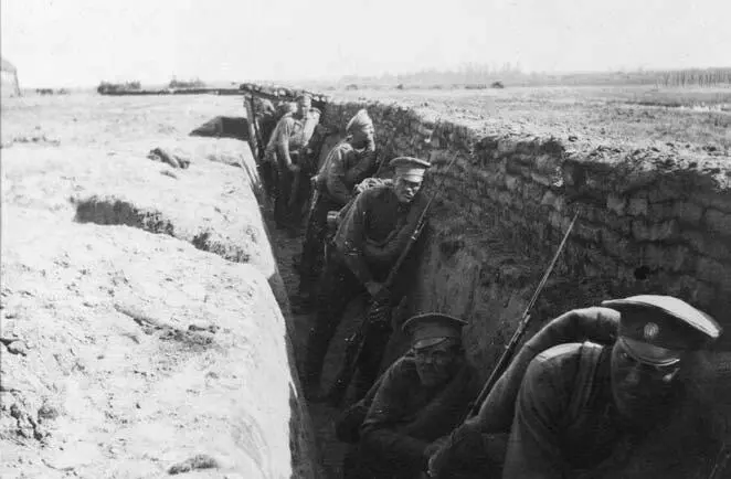На передовой 30го Сибирского полка Лето 1916 г Фото В Джунковского После - фото 12