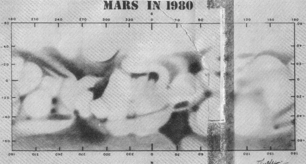 Рис 105 Карта Марса составленная Р Маккимом на основе наблюдений - фото 118