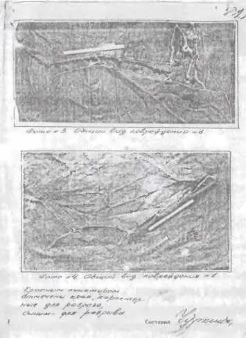 Фрагменты оригинала экспертизы палатки 1 Экспертом описаны и исследованы - фото 49