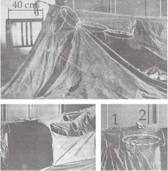 Эти фрагменты фотоснимков разрезанной палатки группы Дятлова позволяют не - фото 51