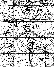 Карта района перевала Дятлова иллюстрирующая тезис о превышении фактической - фото 92