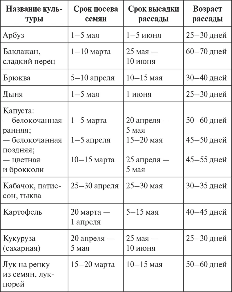 Достаточно большую группу составляют овощи рассаду которых можно высаживать - фото 42