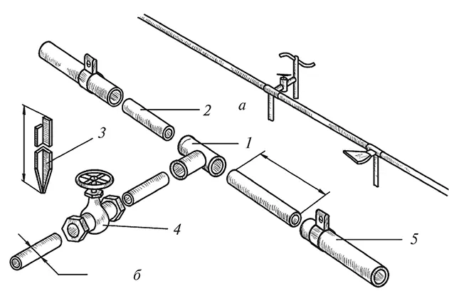 Рис 30 Традиционная система поливочного водопровода а общий вид б - фото 35