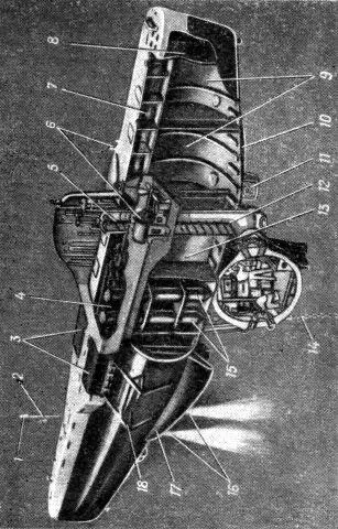 Рис 15 Устройство батискафа ФНРС3 1 вертушка лага 2 компас 3 - фото 16