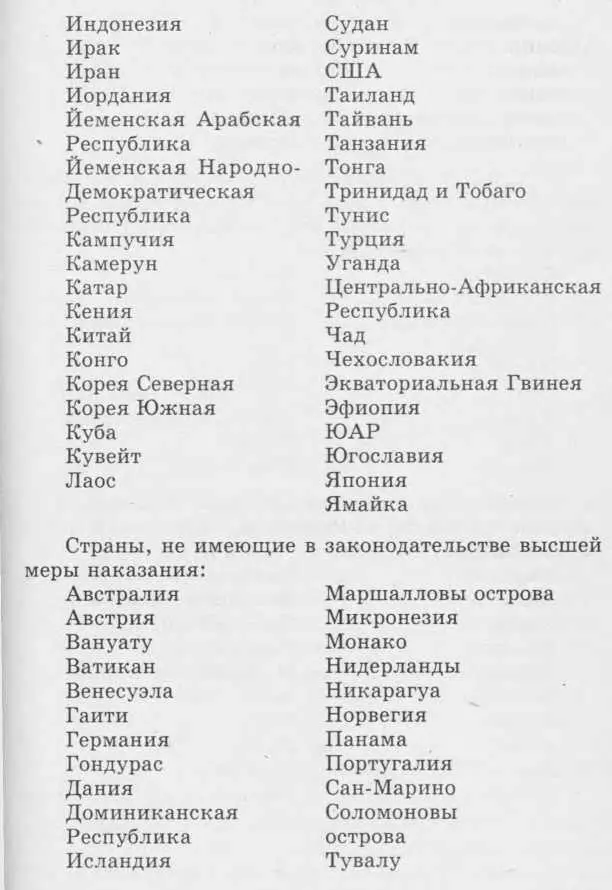 Страны отменившие смертную казнь за все обычные преступления кроме особых - фото 15