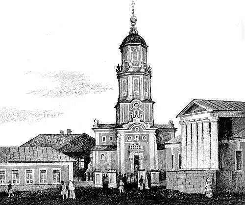 Церковь Архангела Гавриила Меншикова башня после перестройки ее в 1787 году - фото 39