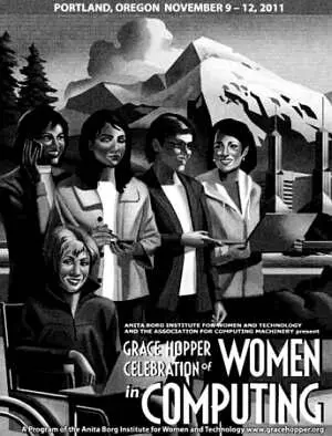 Афиша ежегодной конференции The Grace Hopper Celebration of Women in Computing - фото 80