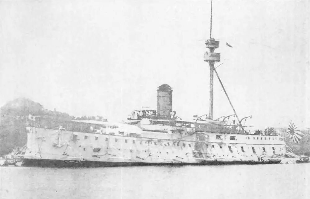 Крейсер Хасидате в начале 1900х гг Крейсер Хасидате в конце 18 - фото 42