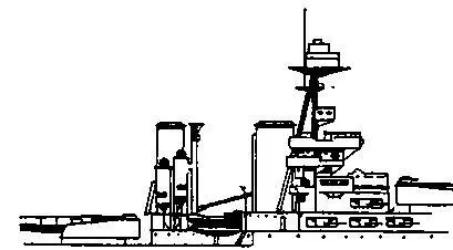 Кинг Джордж V 1918 г Бронирование башенных барбетов несколько отличалось - фото 66