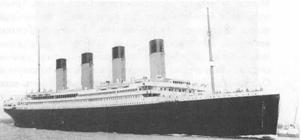 Фотография Титаника сделанная 10 апреля 1912 года в начале его плавания в - фото 77