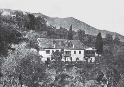 Келлья Свт Иоанна Златоуста Иверского монастыря Фотография начала XX в - фото 75