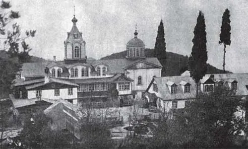 Крестовоздвиженская келлья Каракальского монастыря Фотография начала XX в - фото 81