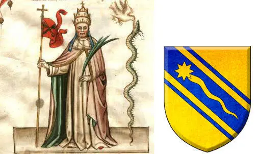 Рисунок соответствующий папе Иннокентию VII из экземпляра Oberitalien 1415 - фото 38