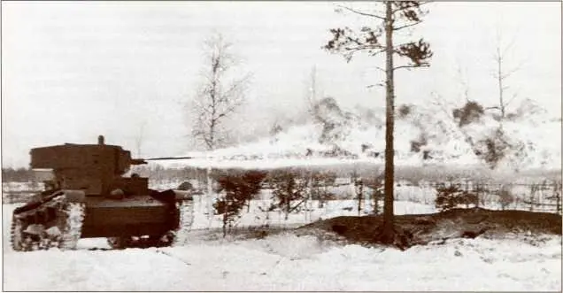ОТ130 производит огнеметание по финским траншеям АС КМ Огнеметные танки - фото 42