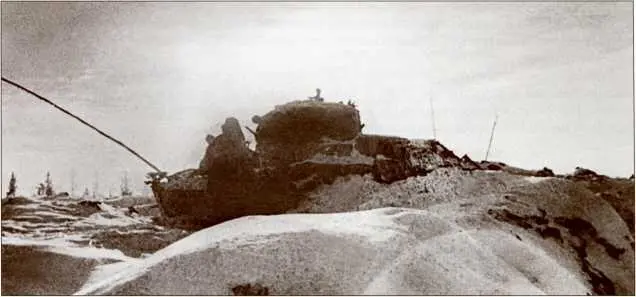 Подбитый Т28 на высоте 655 В сумерках финны подбили большую часть советских - фото 43