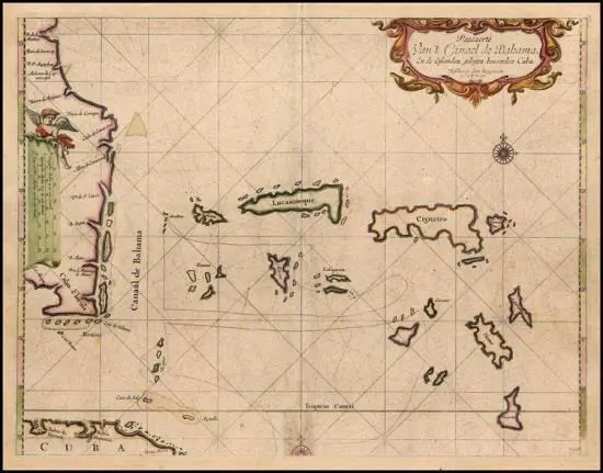 Старинная карта Флориды и Багамских островов Очутившись в начале июля среди - фото 28