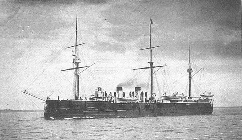 Крейсер I ранга Минин в составе Учебноартиллерийского отрада 1902 г - фото 15