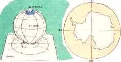 Полярная картографическая проекция От глобуса к карте В XV веке наступила - фото 22