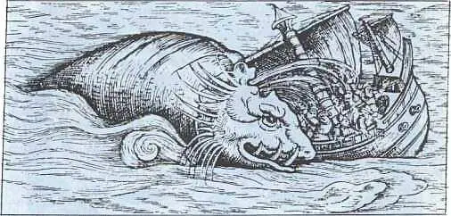 Нападение кита на корабль Со старинного рисунка Побывав в Египте Норов - фото 195