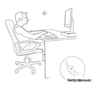 Чтобы избежать ретроверсии таза при сидении на диване или за рабочим столом - фото 315