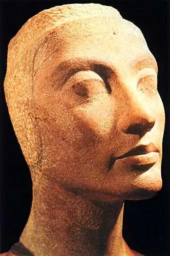 Та же античная статуэтка головы Нефертити что и на предыдущем рисунке но - фото 773