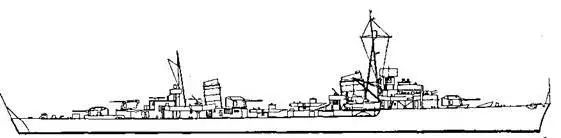 Корабль проекта Эсминец 1938 Ас Проект крейсераразведчика типа Sp 1939 - фото 19