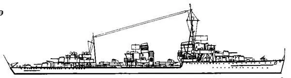 Эскадренный миноносец Z10 1945 г Эскадренный миноносец Z4 1945 г - фото 44