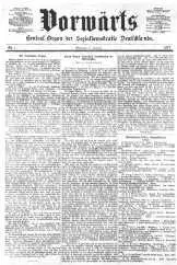Первая статья АнтиДюринга в газете Vorwarts от 3 января 1877 года - фото 1