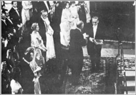 Вручение Нобелевской премии ИАндричу Стокгольм Швеция 1961 год Иво Андрич - фото 57