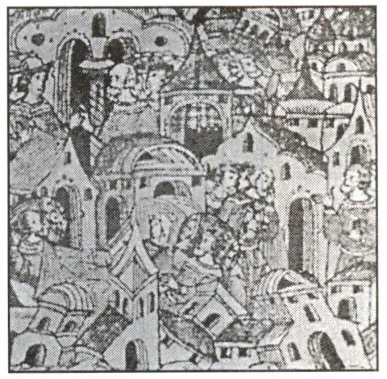 Рис 33 Землетрясение в Москве 1445 г Миниатюра летописного свода XVI в - фото 33