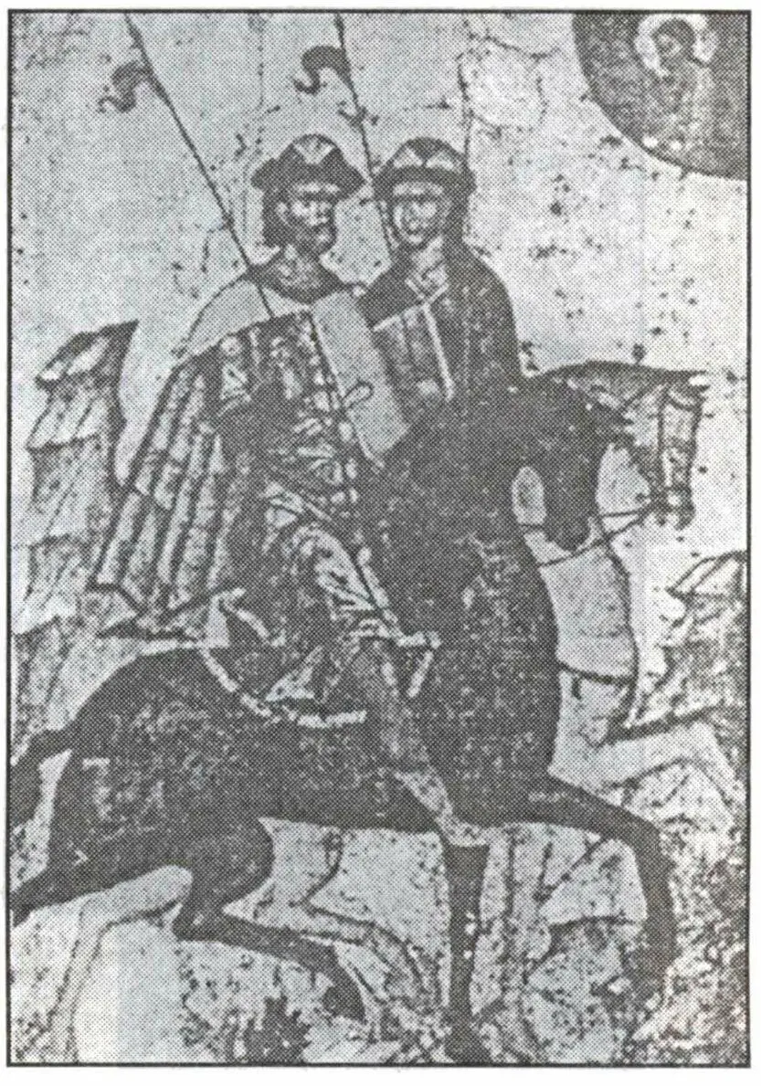 Рис 29 Икона Борис и Глеб на конях московской иколы 1340 г Рис 30 - фото 29