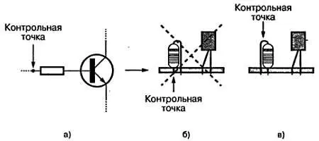 Рис 310 Контрольная точка на электрической схеме а неправильное б и - фото 88