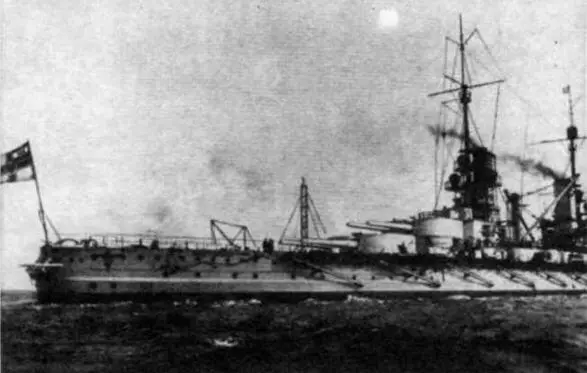 Линейный корабль Принцрегент Луитпольд 1913 г В результате жёсткой критики - фото 25