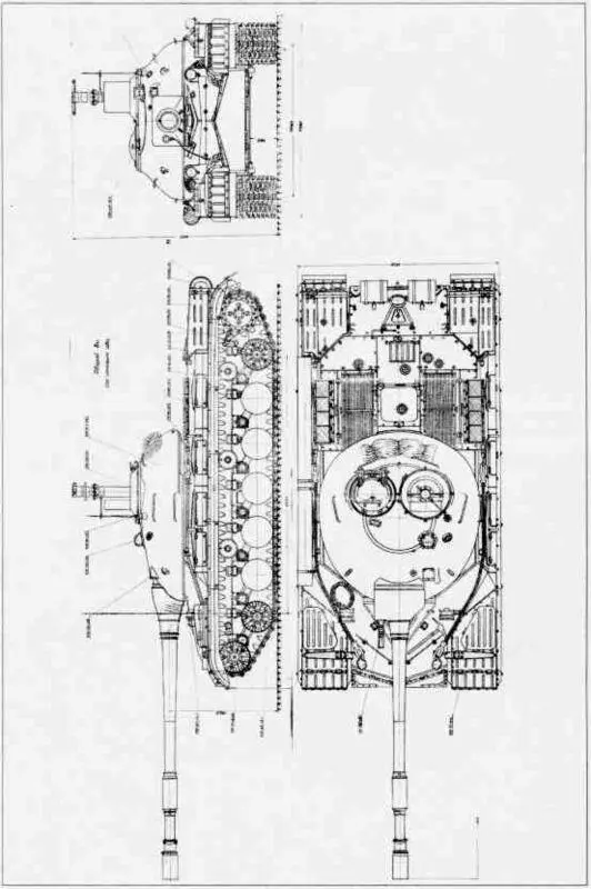 62 Схема установки оборудования подводного вождения танка ОПВТ на Т10М - фото 65