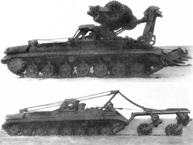 90 Минный инженерный тральщик на базе танка Т10М вверху объект 220 с - фото 93