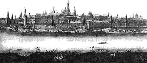 Рис 235 Вид на Кремль изза Москвыреки начала XVIII столетия Хорошо виден - фото 169