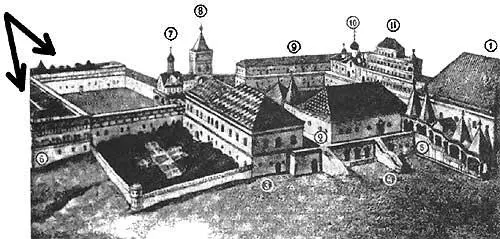 Рис 237 Кремлевский дворец в середине XVII века Вид со стороны Соборной - фото 171