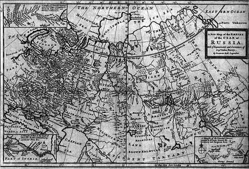 Рис 256а Карта России составленная John Perry Рядом с названием МОСКВА мы - фото 191