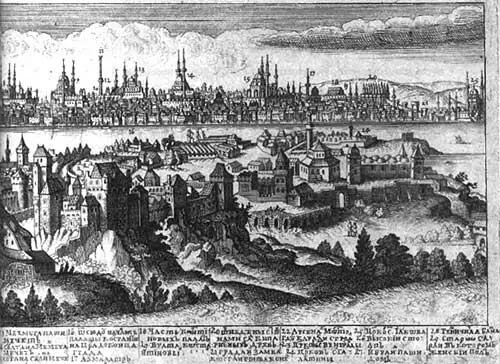 Рис 445b Изображение Константинополя или Царя града Русская гравюра XVIII - фото 294