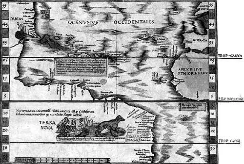 Рис 67 Карта Мартина Вальдзеемюллера Martin Waldseemüller якобы 1522 года - фото 347