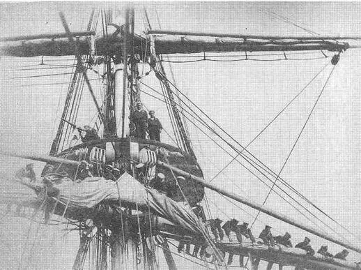 На Витязе в дальнем плавании 18861889 гг Убрать паруса Вторичные - фото 36