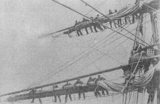 На Витязе в дальнем плавании 18861889 гг Убрать паруса Вторичные - фото 38