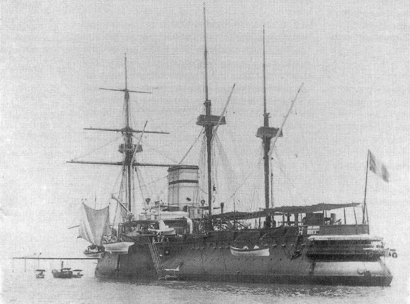 Броненосец Редутабль в конце 1880хначале 1890х гг Броне - фото 73