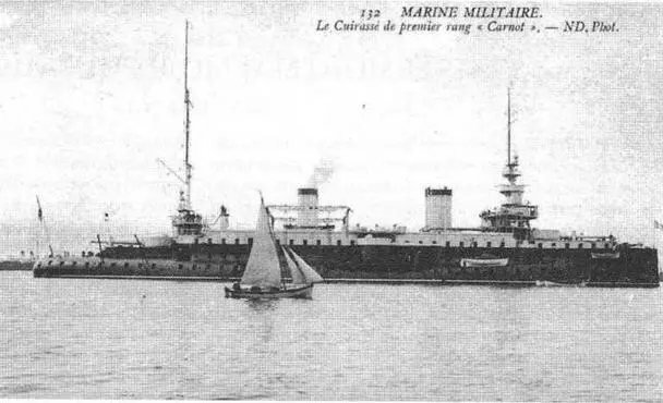 Карно в 1907 г Экипаж 2223 офицера и 602 мэтра и нижних чина Скажем - фото 27