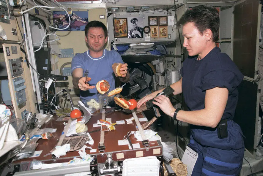 На МКС астронавты делают гамбургеры NASASCIENCE PHOTO LIBRARY На МКС - фото 43