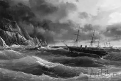Иван Айвазовский Гибель английского флота у Балаклавы 1854 г Так вот - фото 29