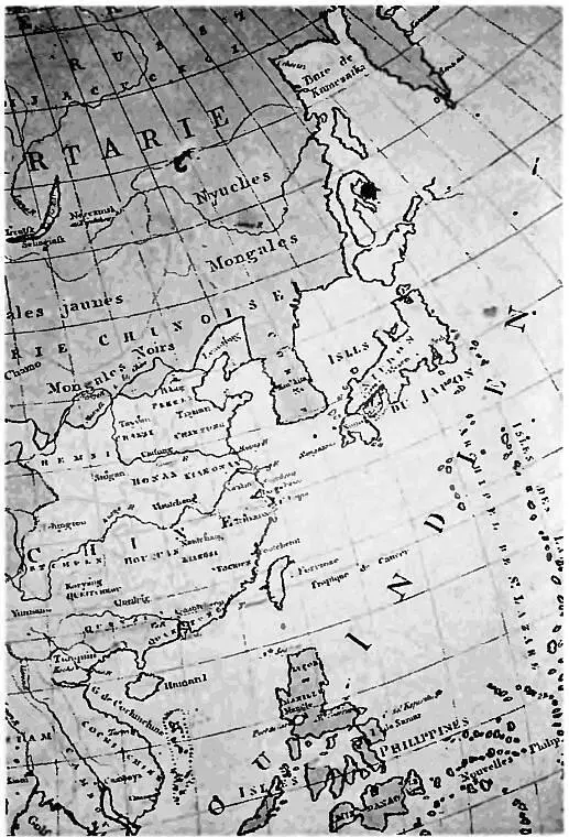 Рис 43 Восточная часть карты Азии из атласа XVIII бека Взято из 1018 - фото 54