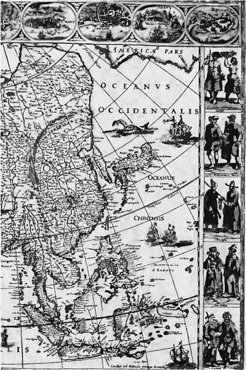 Рис 47 Великая Китайская Стена на карте якобы 1617 года идущая в точности по - фото 58