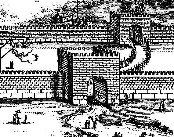 Рис 53 Увеличенный фрагмент старинной гравюры XVIII века с изображением - фото 64